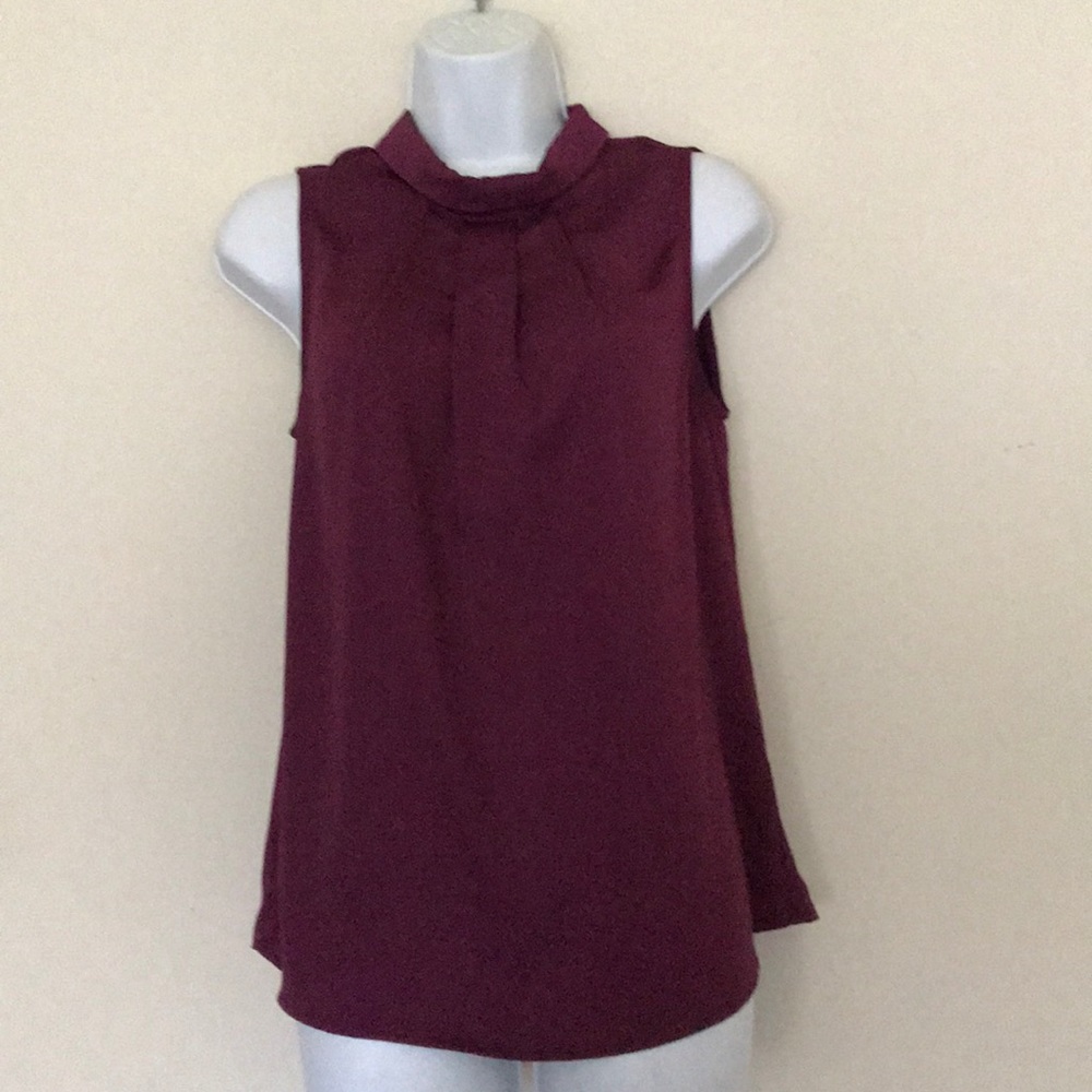 Anthropologie Fervour Burgundy/ purple Top